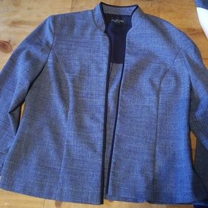 Size 10p blue perceptions jacket set